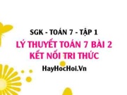 Lý thuyết Toán 7 Bài 3: Lũy Thừa Với Số Mũ Tự Nhiên (Kết...
